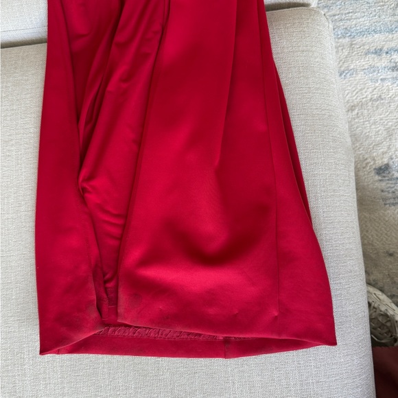 Black Halo Strapless Red Gown Dress - Picture 7 of 7